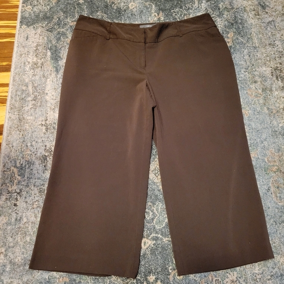 Apt. 9 Pants - Apt. 9 Women's Dark Brown Capris Size 16 Look New